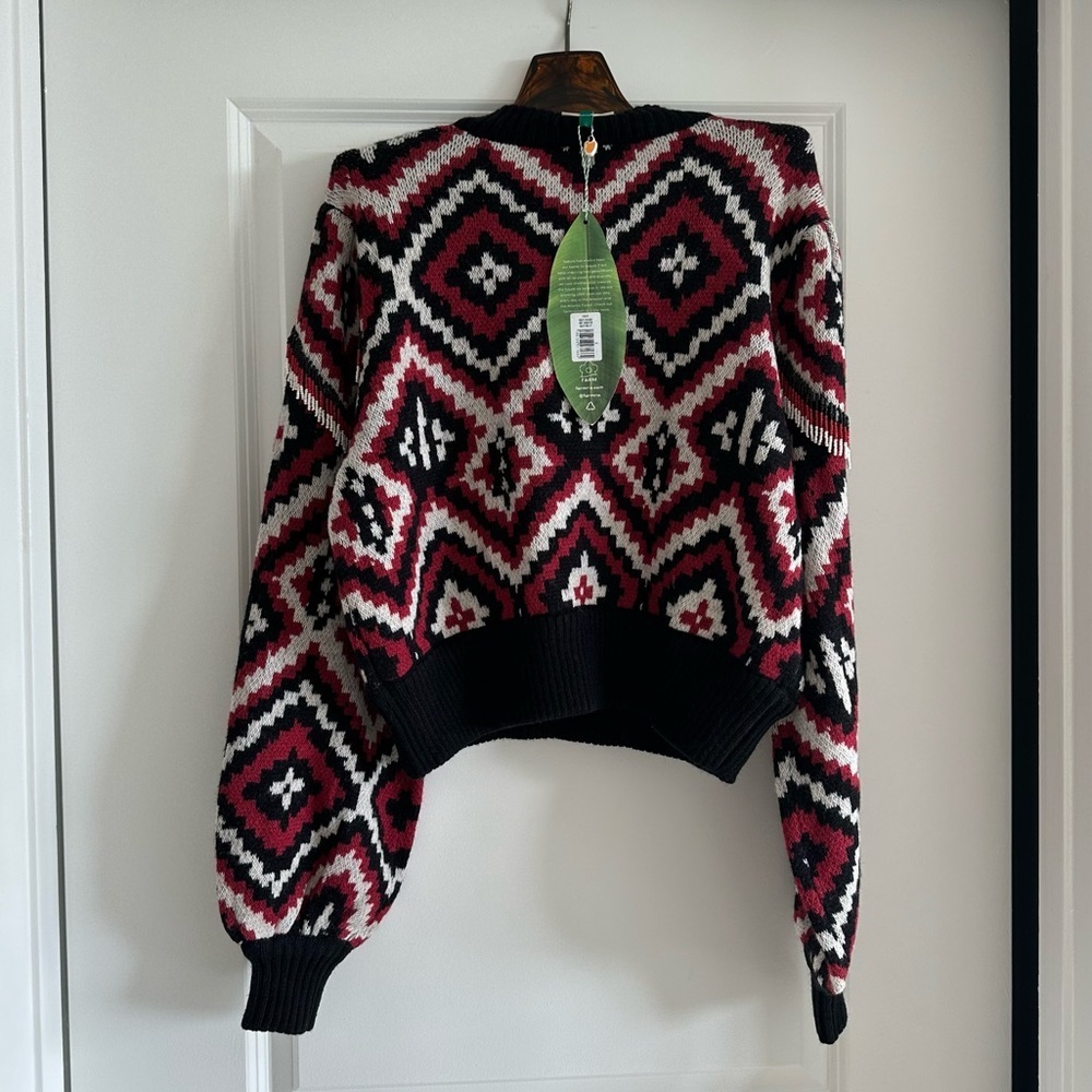 Farm Rio Rauti Beaded Knit Sweater - Picture 8 of 11